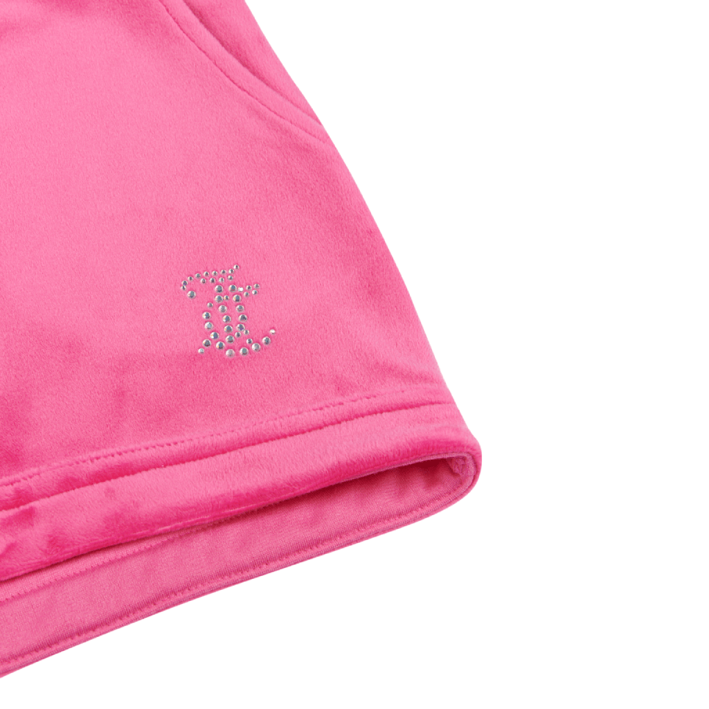 Juicy Couture Diamante Velour Short Junior