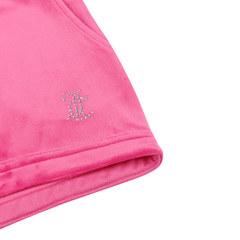 Juicy Couture Diamante Velour Short Junior