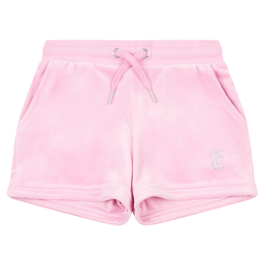 Juicy Couture Diamante Velour Short Junior