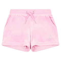 Juicy Couture Diamante Velour Short Junior