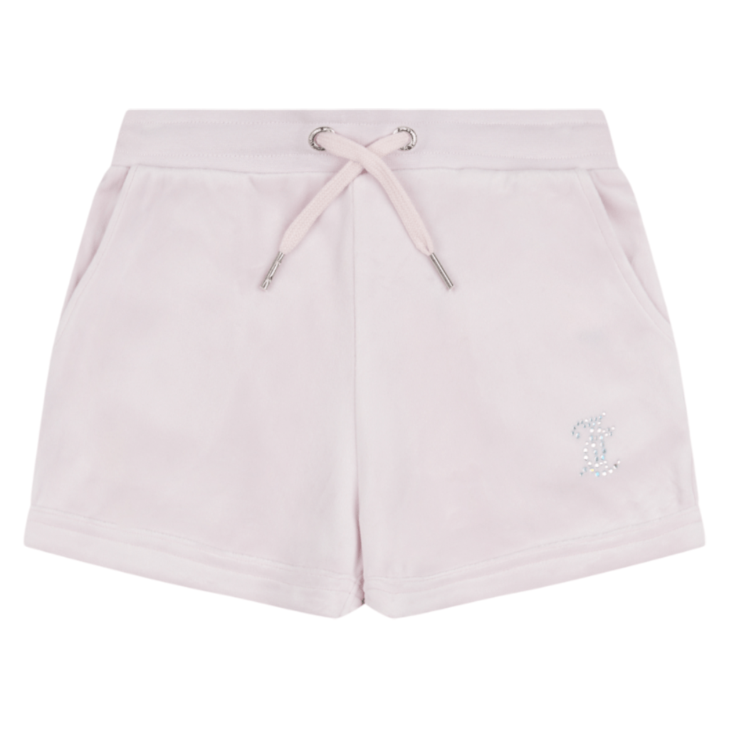 Juicy Couture Diamante Velour Short Junior