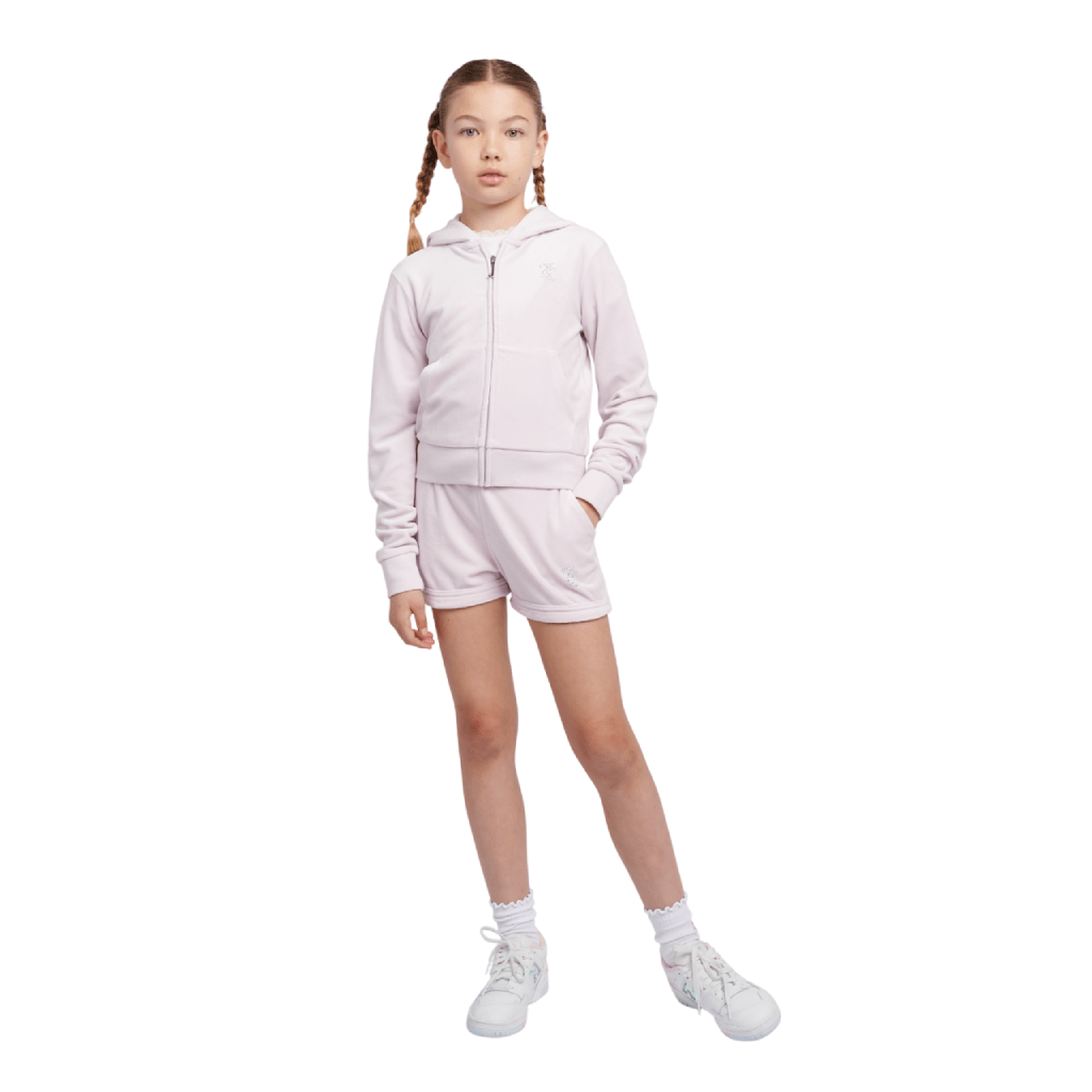Juicy Couture Diamante Velour Short Junior