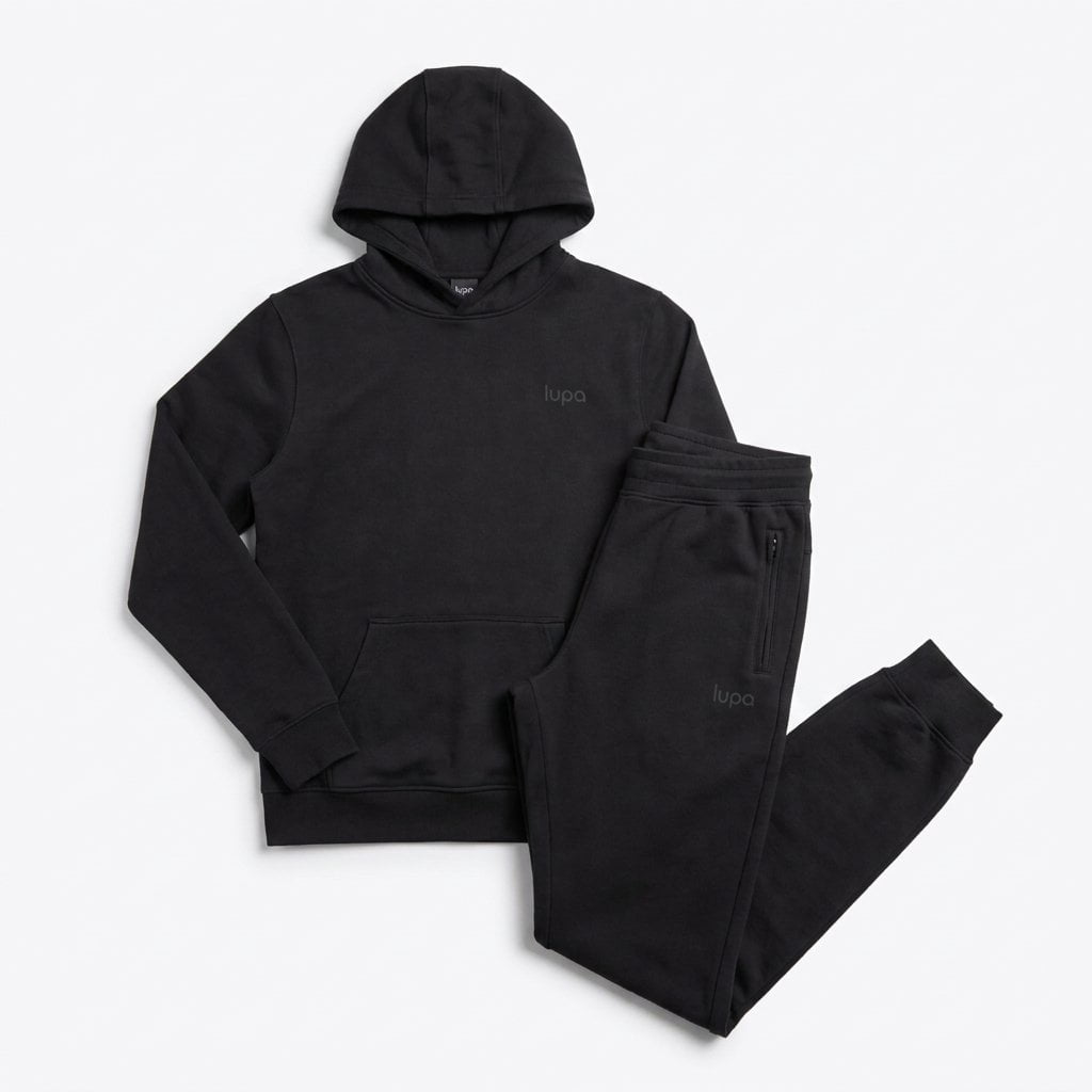 Lupa Junior's 2 Piece Co Ord Set Black Hoodie & Pants