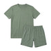 Lupa Junior's 2 Piece Co Ord Set Olive T-Shirt & Shorts