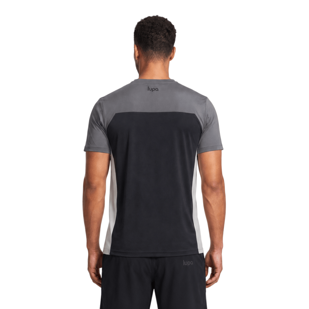 Lupa Men's 2 Piece Co Ord Set Black/Grey T-Shirt & Short