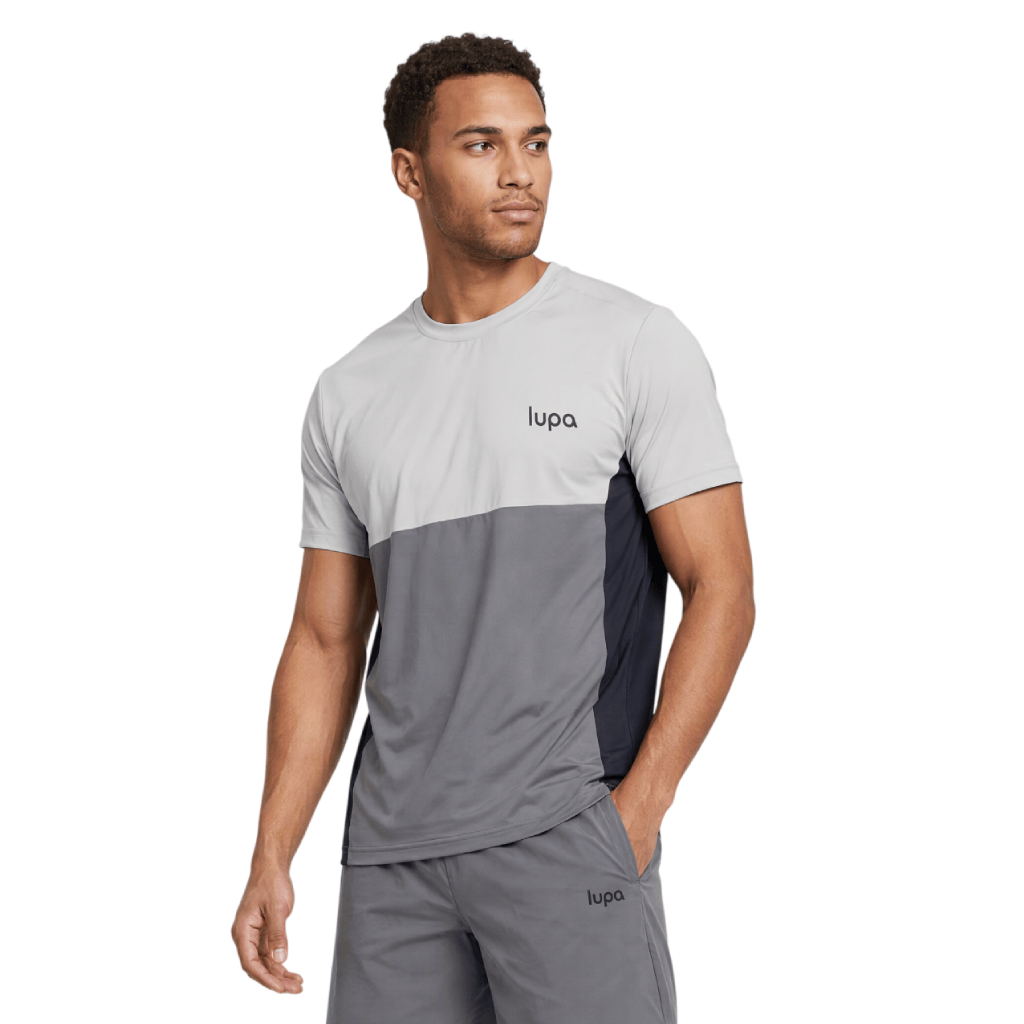 Lupa Men's 2 Piece Co Ord Set Grey T-Shirt & Short