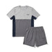 Lupa Men's 2 Piece Co Ord Set Grey T-Shirt & Short