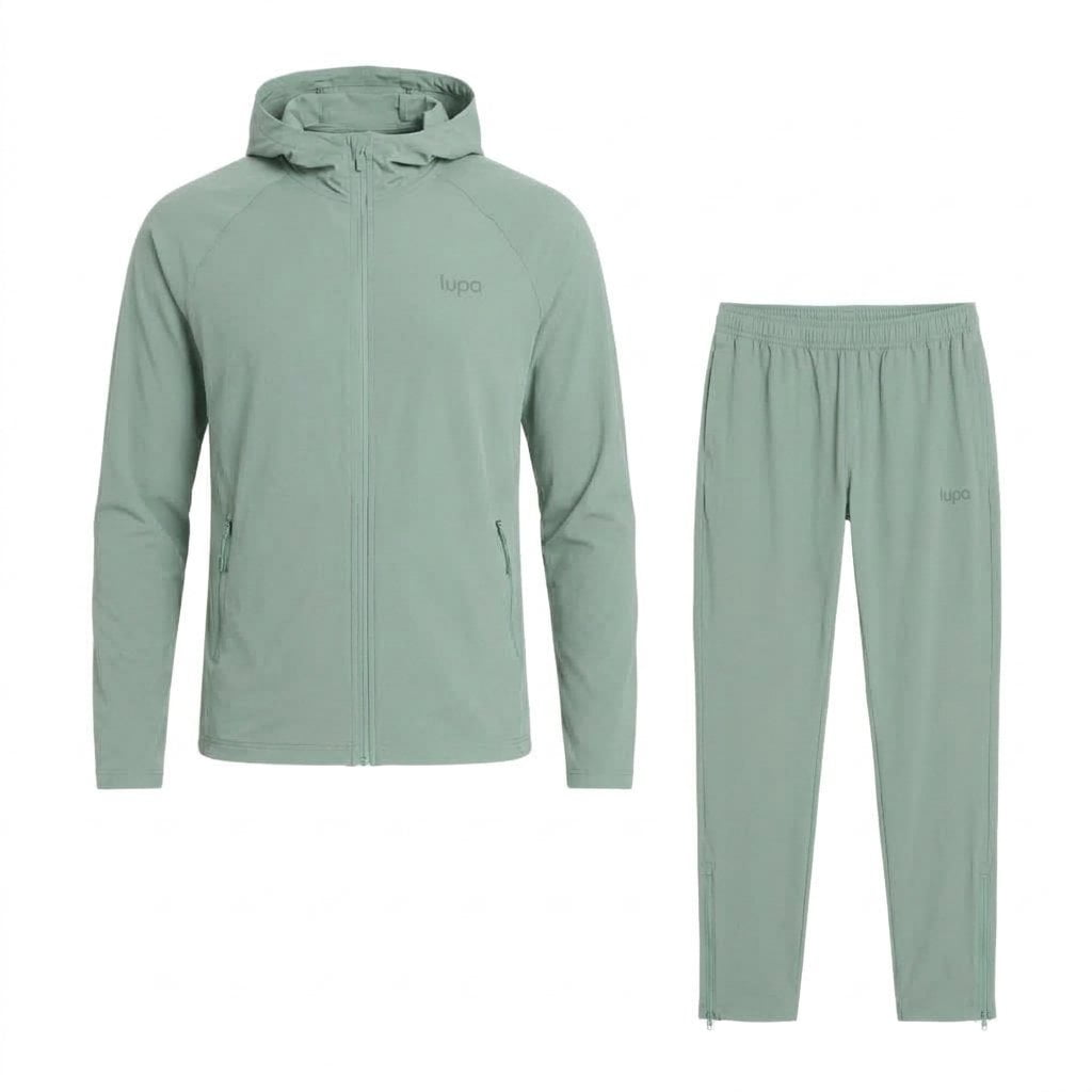 Lupa Men's 2 Piece Co Ord Set Olive Top & Pant