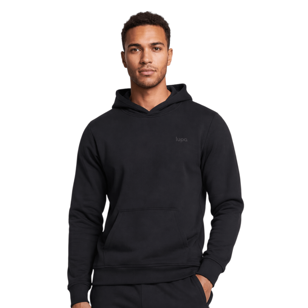 Lupa Men's 3 Piece Co Ord Set Black Hoodie, T-Shirt & Pant