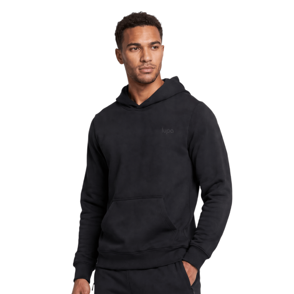 Lupa Men's 3 Piece Co Ord Set Black Hoodie, T-Shirt & Pant