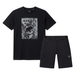 Mammut Men's 2 Piece Co Ord Set Black T-Shirt & Shorts