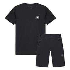 Mammut Men's 2 Piece Co Ord Set Black T-Shirt & Shorts