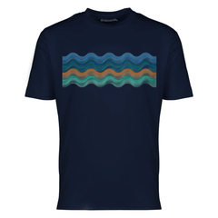 Moda Bandidos Men's 2-Piece Co-Ord Set – Navy/Blue   (T-Shirt & Shorts)