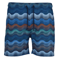 Moda Bandidos Men's 2-Piece Co-Ord Set – Navy/Blue   (T-Shirt & Shorts)