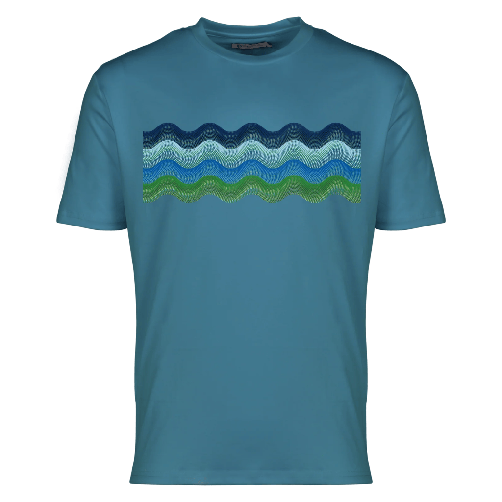 Moda Bandidos Dot Waves Hawaii Bar T-Shirt Men