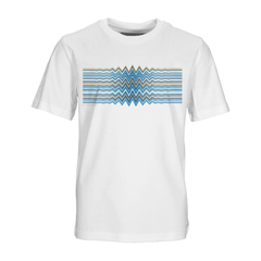 Moda Bandidos Multi Zig Navy Waveform T-Shirt Men