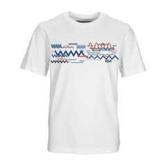 Moda Bandidos Oscillate Blue Red Bar T-Shirt Junior
