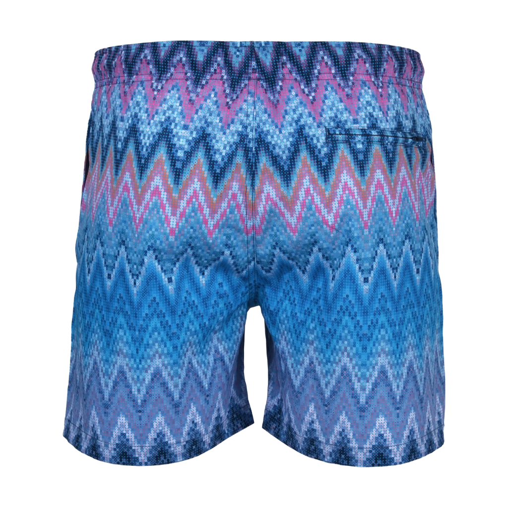 Moda Bandidos Sequin Zig Miami Short Men