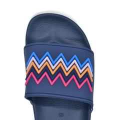 Moda Bandidos Sequin Zig Miami Slide Men