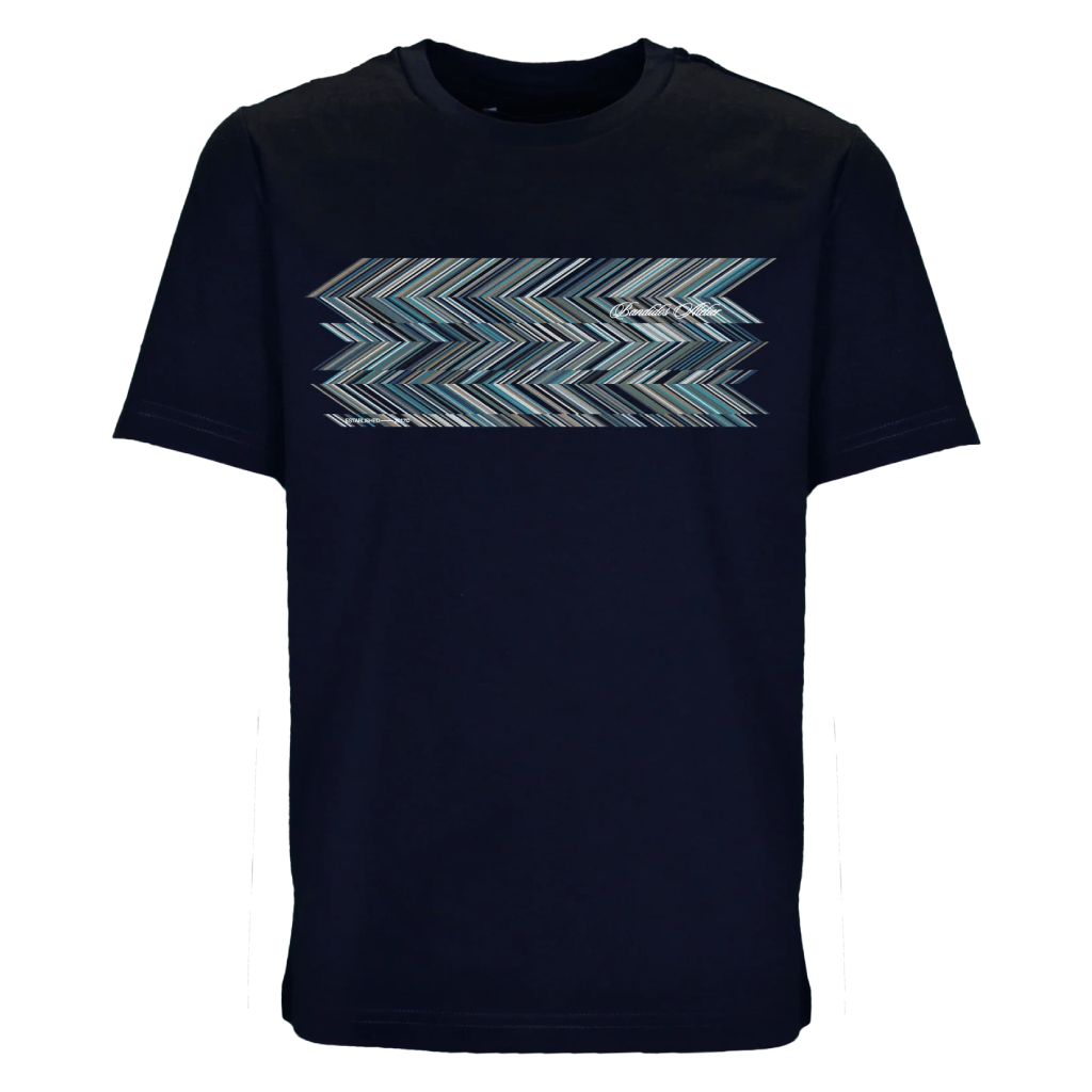 Moda Bandidos Shear Zig Blue T-Shirt Junior