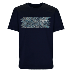 Moda Bandidos Shear Zig Blue T-Shirt Junior