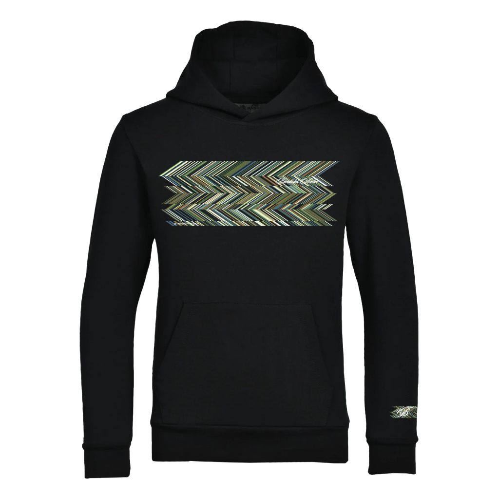 Moda Bandidos Shear Zig Green Hoodie Men