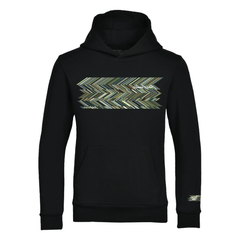 Moda Bandidos Shear Zig Green Hoodie Men