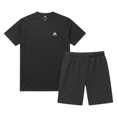 Mountain Equipment Men's 2 Piece Co Ord Set Black T-Shirt & Shorts