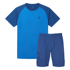 Mountain Equipment Men's 2 Piece Co Ord Set Blue/Admiral Blue T-Shirt & Shorts