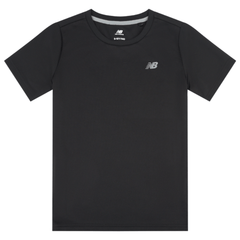 New Balance Junior's 2 Piece Co Ord Set Black T-Shirt & Shorts