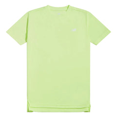 New Balance Junior's 2 Piece Co Ord Set Green/Grey T-Shirt & Shorts