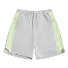 New Balance Junior's 2 Piece Co Ord Set Green/Grey T-Shirt & Shorts