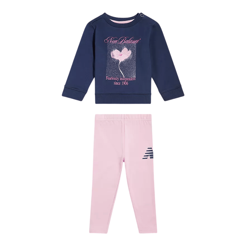 New Balance Crew/Legging Set Baby