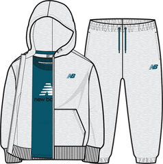 New Balance Full-Zip Tracksuit/T-Shirt Set Baby