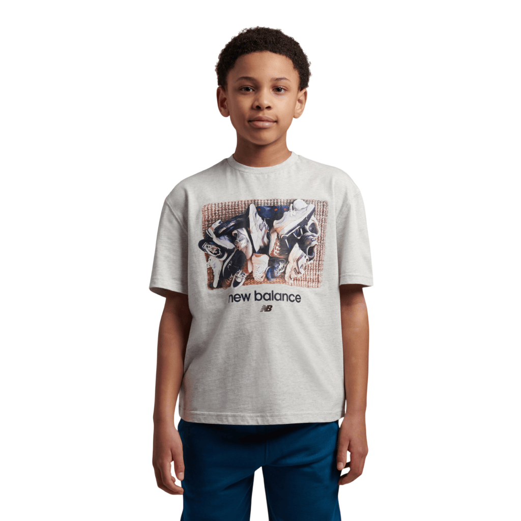 New Balance Shoe Mat Graphic T-Shirt Junior