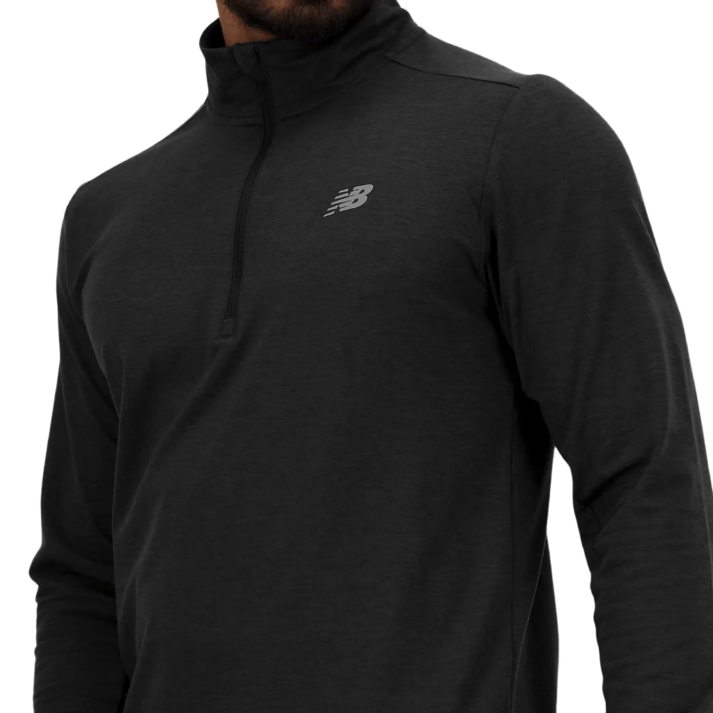 New Balance Space Dye Quarter-Zip Top Men