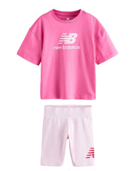 New Balance Stacked Tee/Short Set Infant