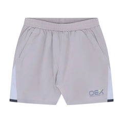 OEX Men's 2-Piece Co-Ord Set – Taupe/Grey   (T-Shirt & Shorts)