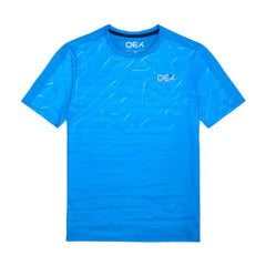 OEX Junior's 2-Piece Co-Ord Set – Azure/Navy   (T-Shirt & Shorts)