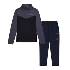 OEX Junior's 2 Piece Co Ord Set Black T-Shirt & Pants