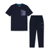 OEX Junior's 2 Piece Co Ord Set Black T-Shirt & Pants