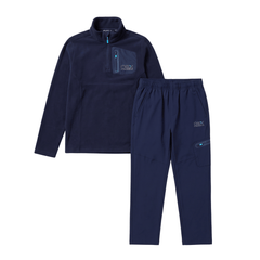 OEX Junior's 2 Piece Co Ord Set Navy Top & Pants