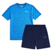 OEX Men's 2-Piece Co-Ord Set – Azure/Navy   (T-Shirt & Shorts)