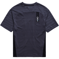 OEX Men's 3-Piece Co-Ord Set Charcoal/Grey T-Shirt featuring modern athletic design and sleek finish.
