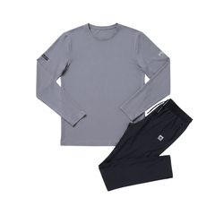 Reflect Men's 2 Piece Co Ord Set Grey/Black T-Shirt & Pants