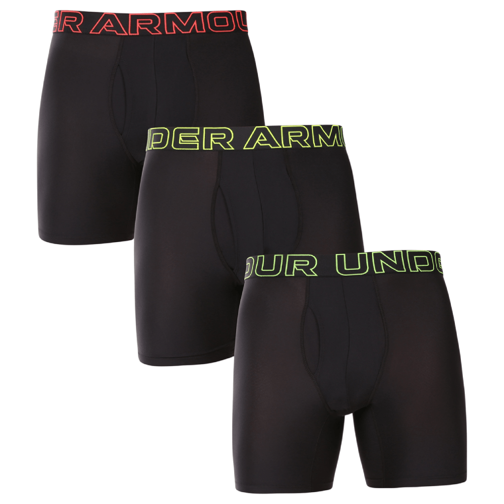 Under Armour 3Pk Performance Tech Mesh 6" Boxer Men