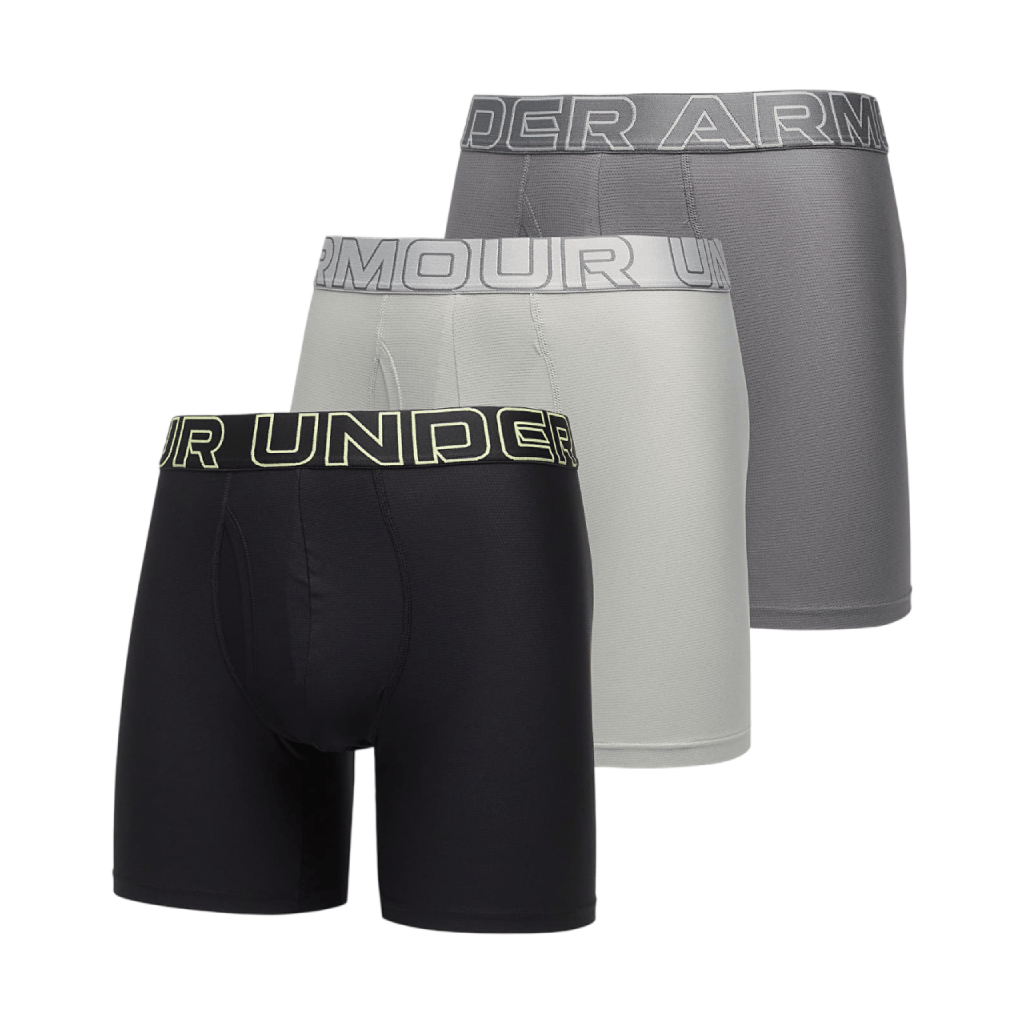 Under Armour 3Pk Performance Tech Mesh 6" Boxer Men