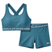Under Armour Junior's 2 Piece Co Ord Set Mint T-Shirt & Shorts