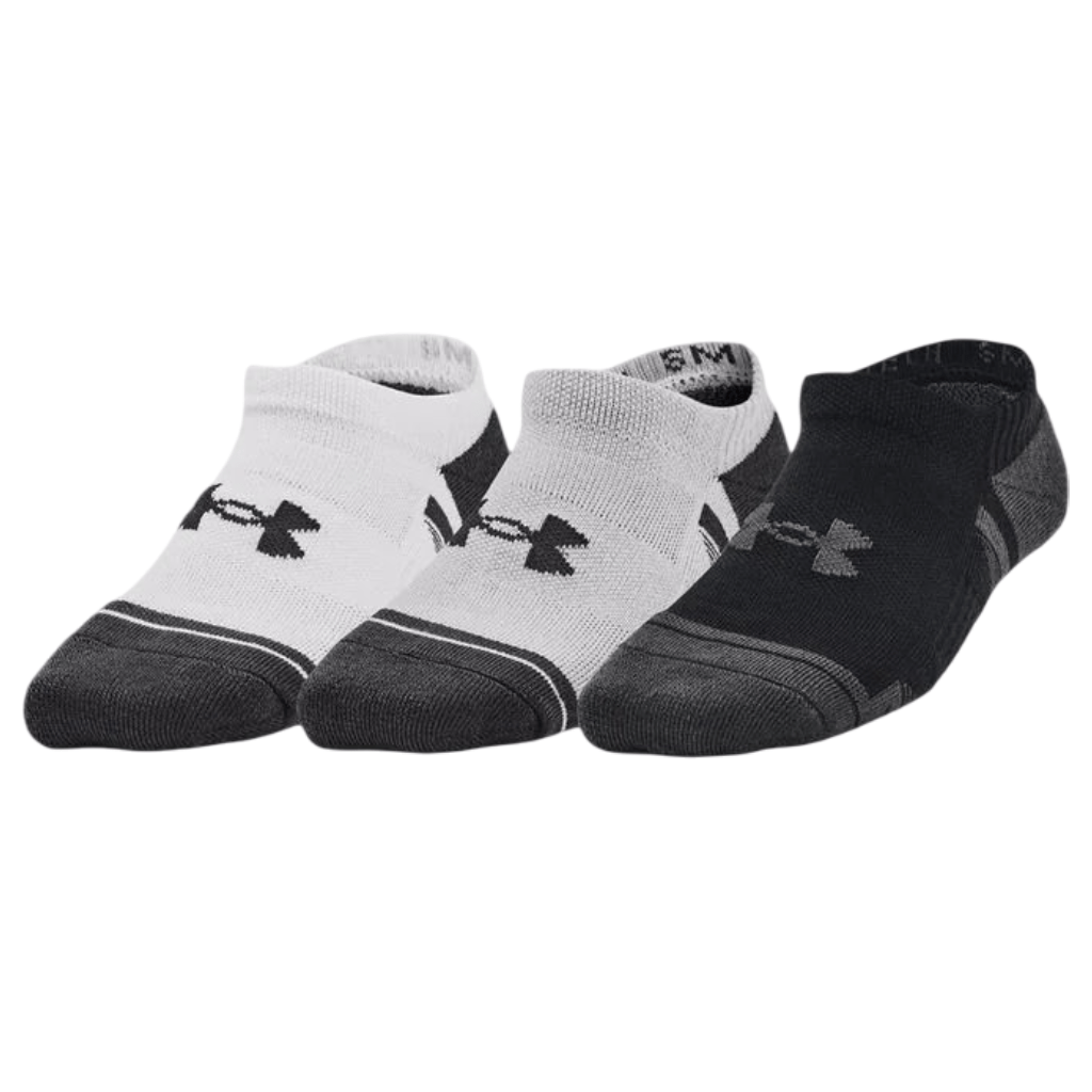 Under Armour Performance Tech 3 Pack No Show Socks Junior