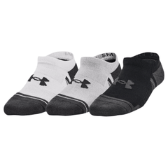Under Armour Performance Tech 3 Pack No Show Socks Junior